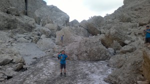 Auf dem Weg zur Langkofel Hütte